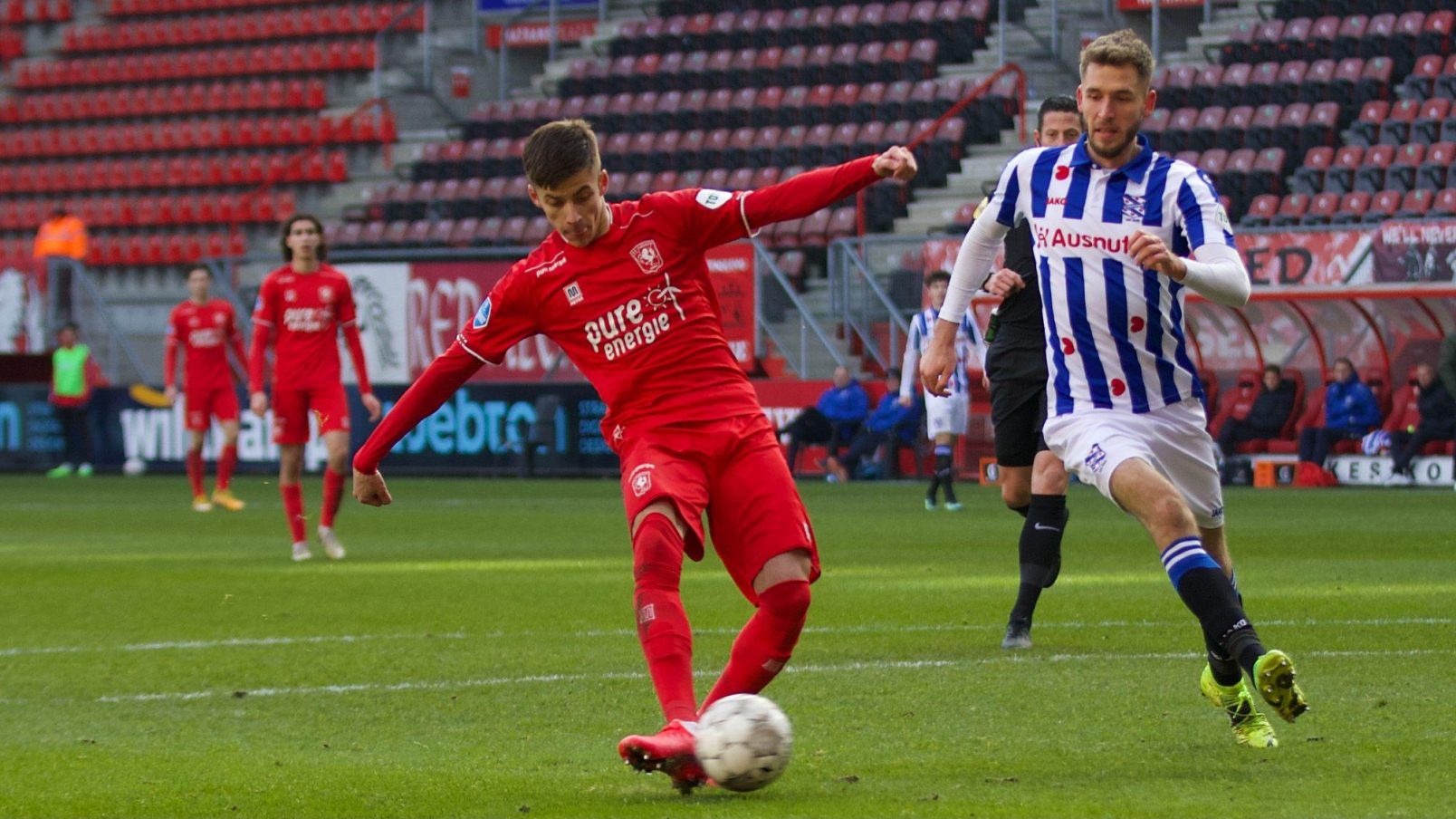Geen supporters aanwezig bij thuis- en uitwedstrijden
